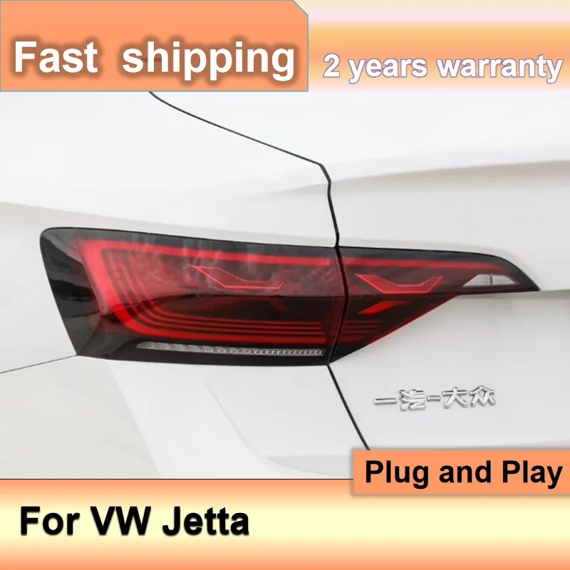 

Автомобильные аксессуары для VW Jetta Tail светильник 2019-2023 Jetta MK7, задние фонари, задние ДХО, противотуманные фонари, сигнал поворота, Реверсивный