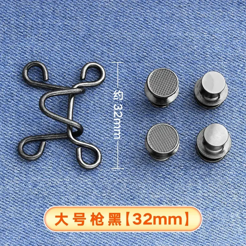 Adjustable Removable Pants Waist Retraction Buckles - Easy Install Jeans Size Adjustment Tool