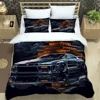 GTR racing retro printed Bedding Sets exquisite bed supplies set duvet cover bed comforter set bedding set luxury birthday gift 4