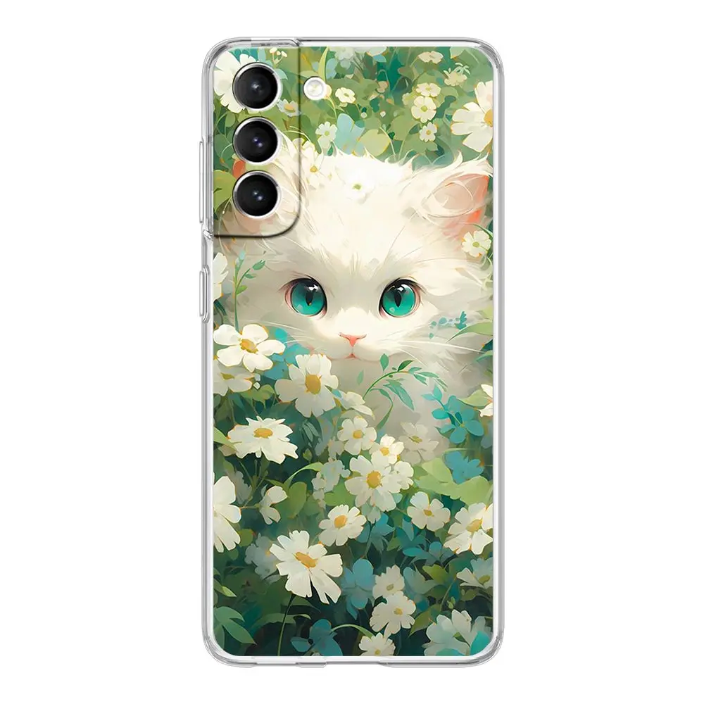 Adorable Cartoon Cat Phone Case - Ultra Plus Cover