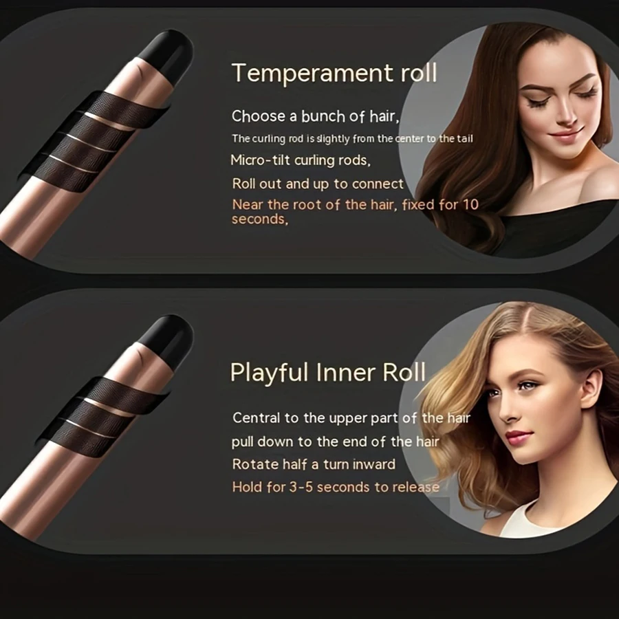 Professional curling iron Big wave electric curling rod lazy people special appliance for home