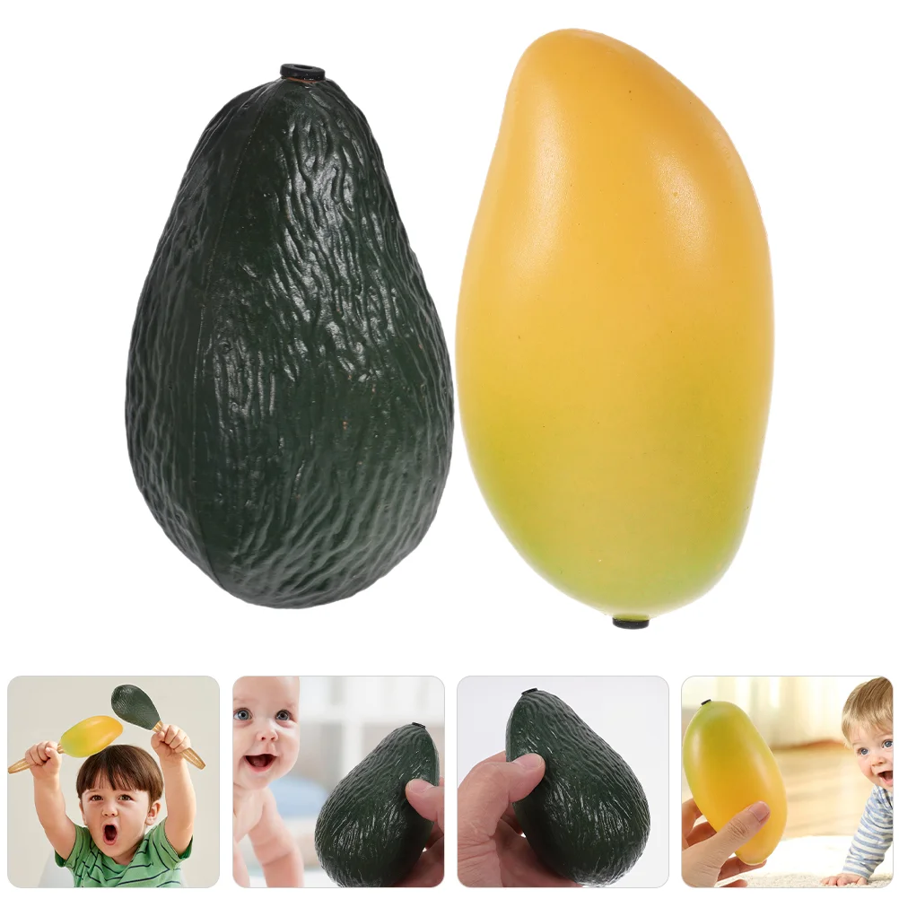 3 Pcs Toy Sand Barrel Musical Percussion Fruit Shaker Kids Maraca Instrument Maracas Early Educational