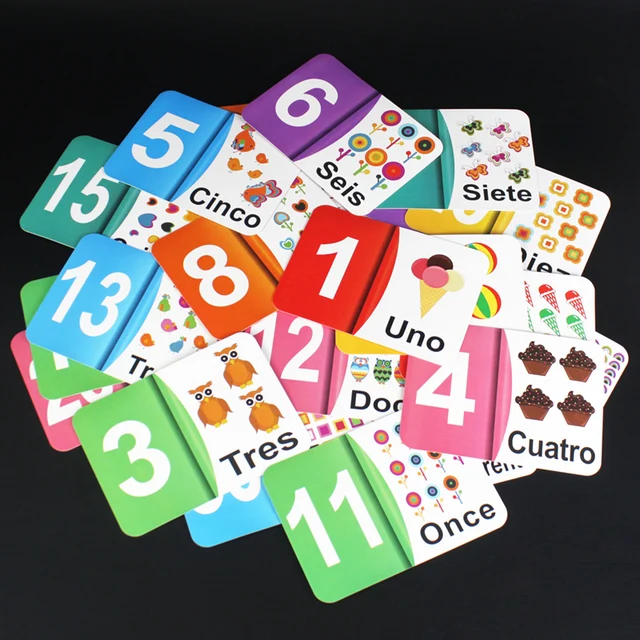 Espanhol Alfabeto De Aprendizagem/letras Montessori Flashcards