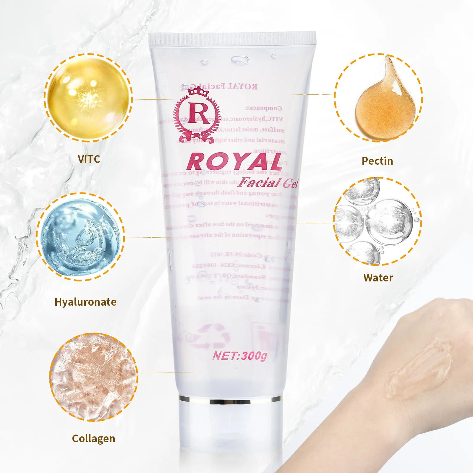 Gel ad ultrasuoni da 300 g per cavitazione 40K RF corpo dimagrante bellezza salute gel conduttivo a radiofrequenza per dispositivo RF bruciagrassi 4