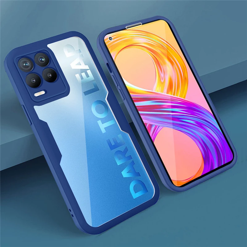 360 Doppel-Frontfolie Hartschale für OPPO Realme C21Y 9 9i 8 8i 7 6 Pro A54 A74 A94 A33 A55 A52 A72 Clear Cov_voghion.com