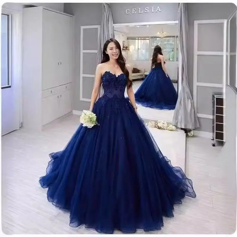 Bomaris Princess Quinceanera Dresses Sweetheart Ball Gown Court Train Birthday Party Customized quinceanera dresses