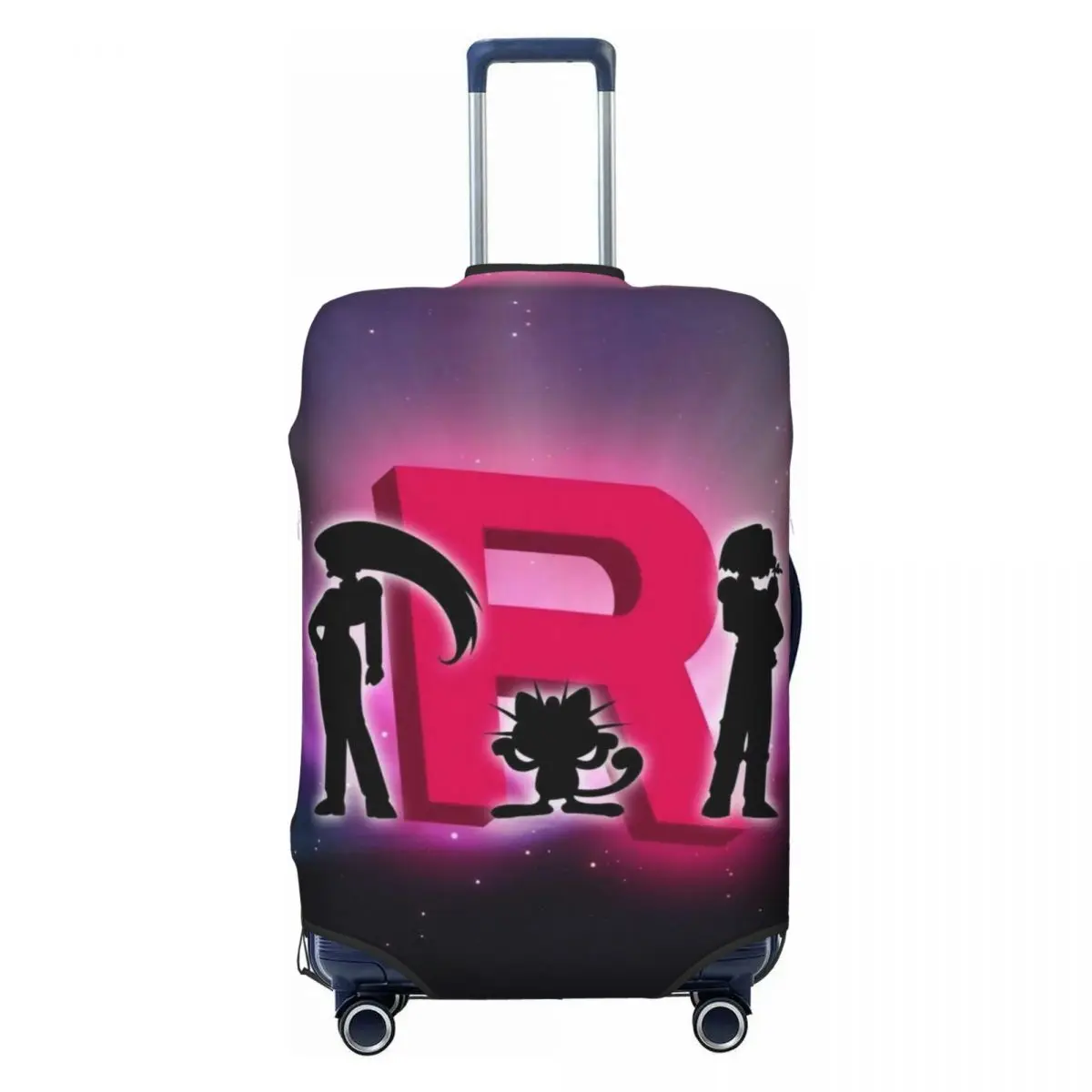 

Rocket Team Suitcase Cover Anime High Elastic Fashion Cartoon Luggage Case Dust Cover 18-32Inch Suitcase Essential