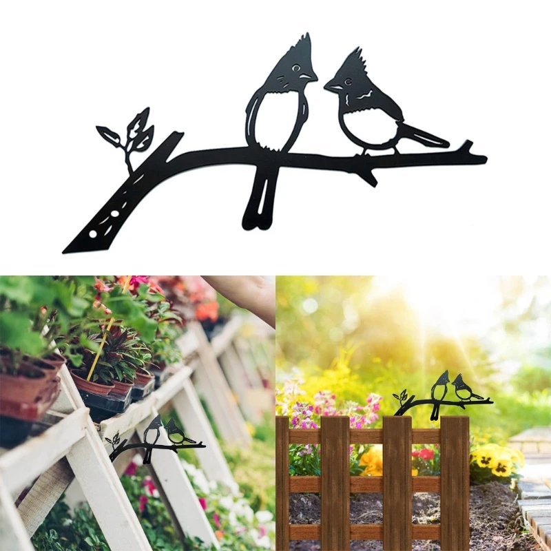

Wall Sculpture Hanging-Bird Ornament for Balconies Patio Decoration House Moving-Gift Rust Resistant Outdoor Wall Decor