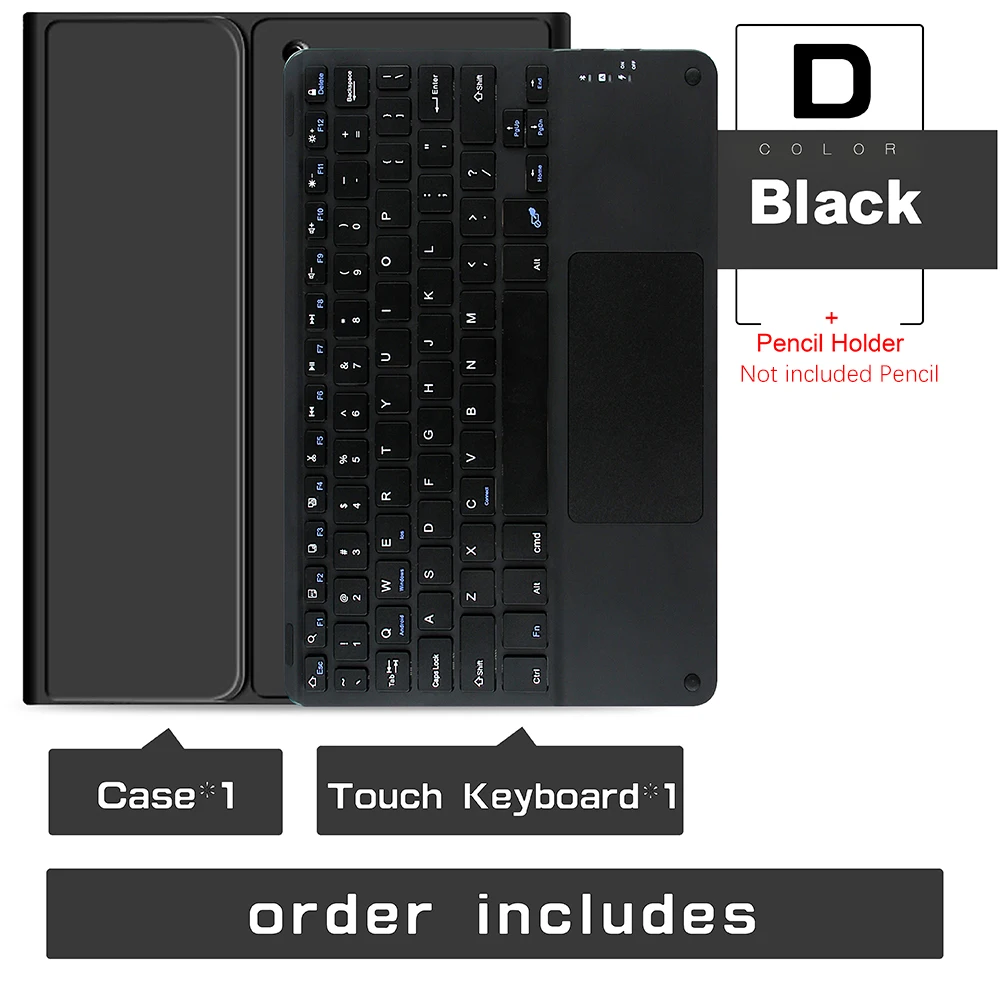 Wireless Bluetooth Keyboard Case with Magic Cover