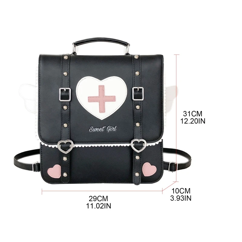 Women Backpack Japanese JK Multipurpose Handbags Shoulder Bags
