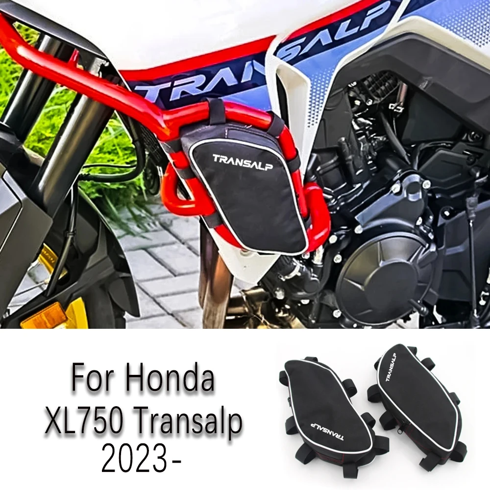 

XL750 Transalp Frame Crash Bars Waterproof Bag For Honda XL750Transalp Motorcycle Accessories Bumper Repair Tool Placement Bag