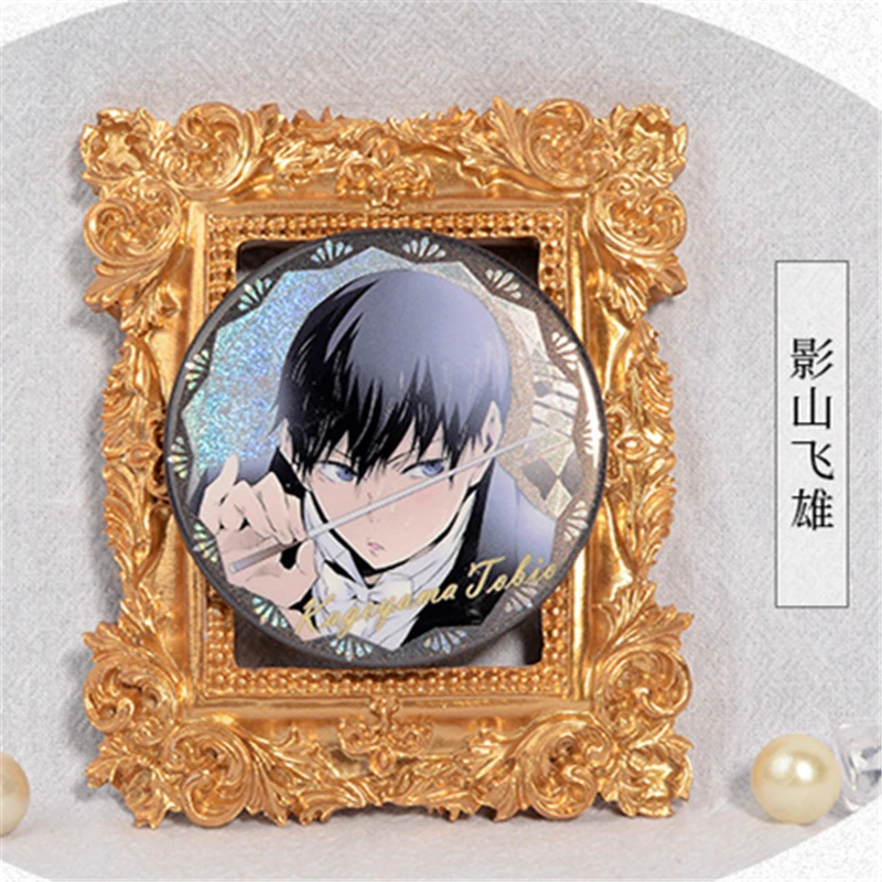 1pc 58mm fãs de anime haikyuu! Escola voleibol anime emblema broche ícones