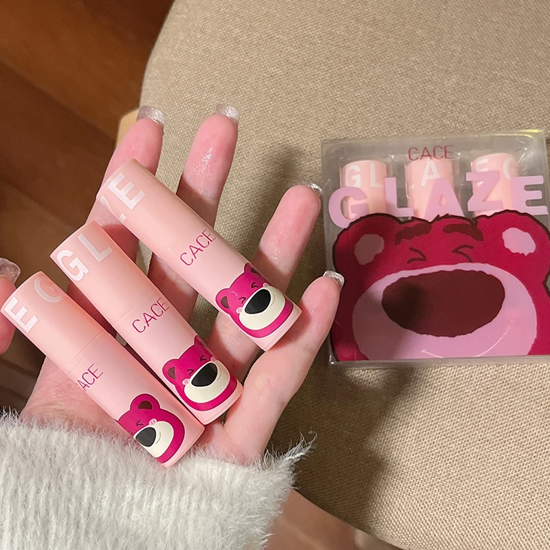 Lip Glosses Makeup Set Lip Makeup Set Makeup Kit 3 Pcs Sweet Liquid Lipstick Set Matte Velvet Lip Glaze Waterproof Long Lasting Non-marking Lip Tint Cosmetic Kits CACE lip glosses makeup set lip makeup set makeup kit