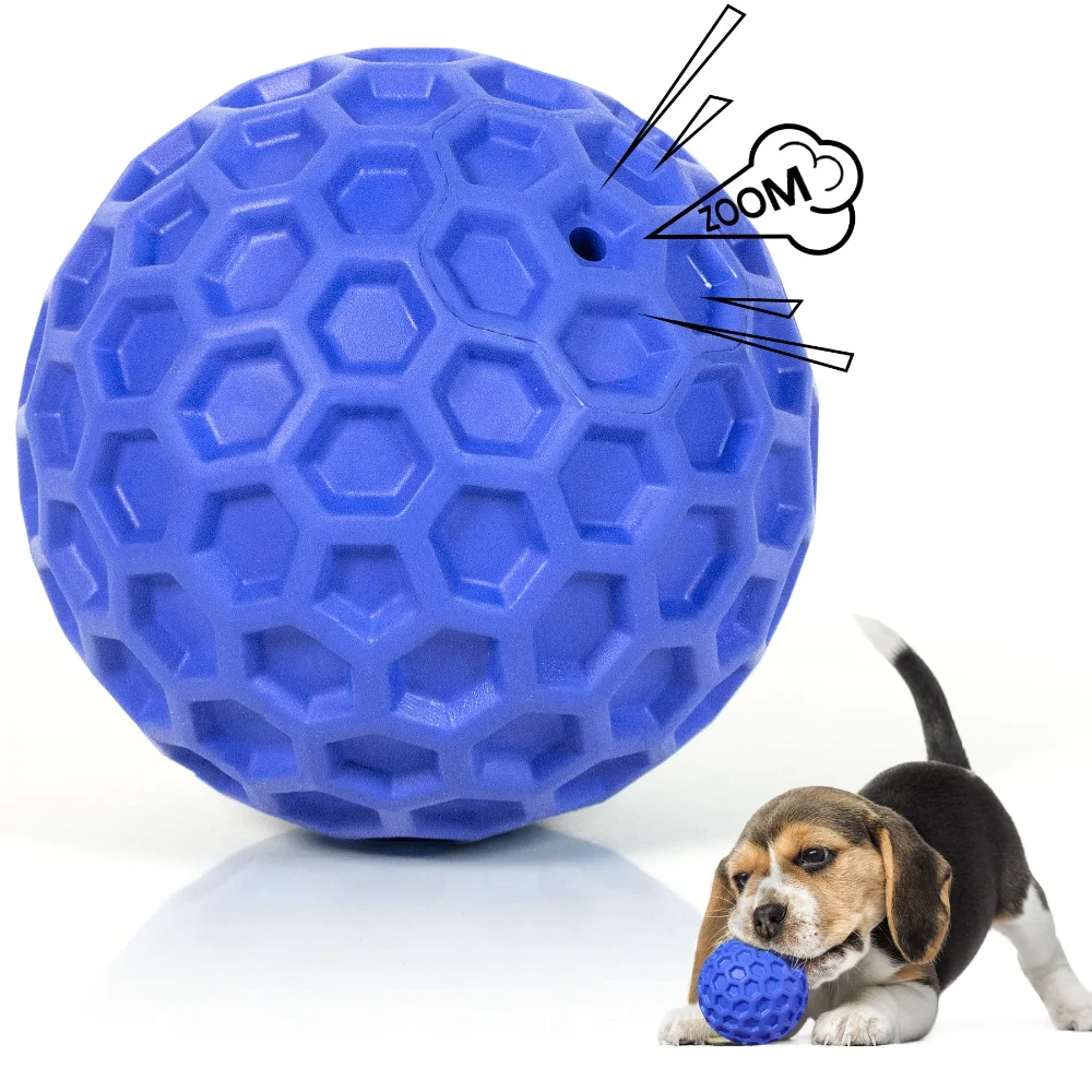 JEROCK Pelotas para perros, pelota de juguete indestructible para perros  masticadores agresivos, pelota interactiva duradera de alta elasticidad  para