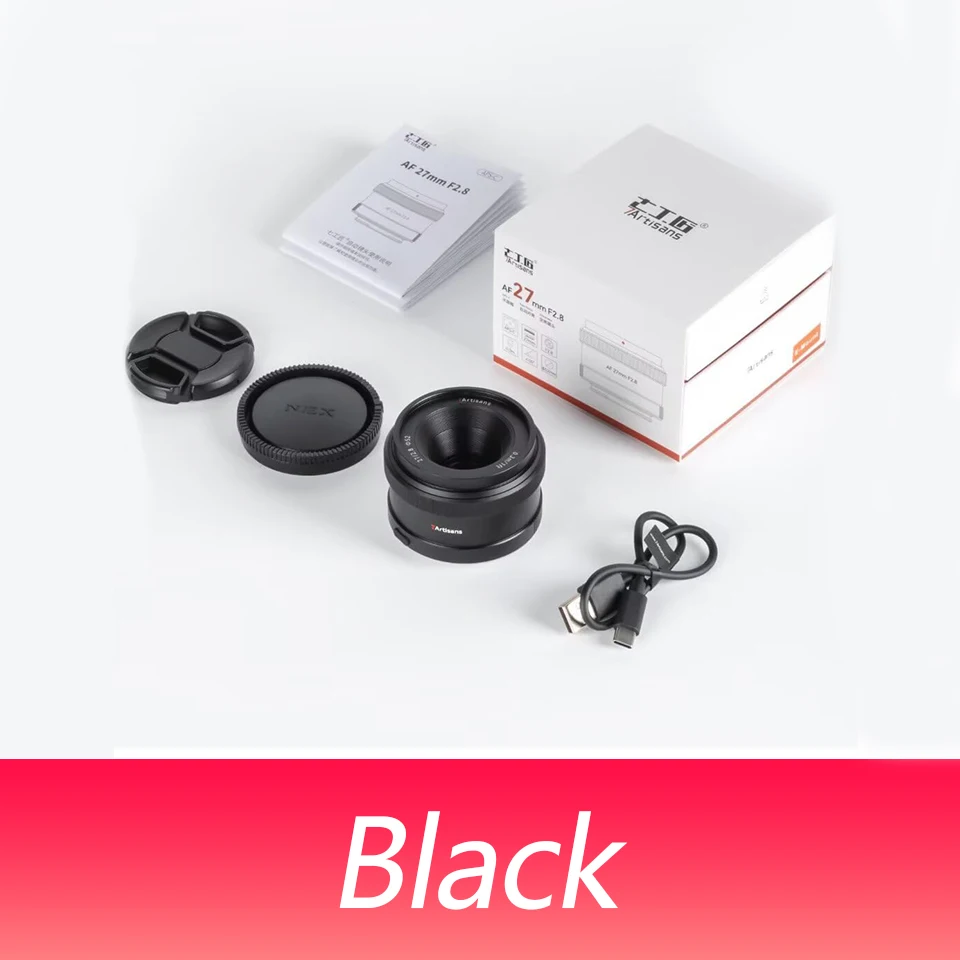 7artisans AF 27mm F2.8 Fixed Focus Auto Focus Mirrorless Camera Lens for Humanities Photography with Sony E Fujifilm XF Nikon Z
