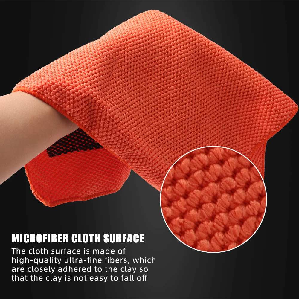 SPTA V2 Clay Bar Towel Auto Detailing Clay Bar Cloth Microfiber Car Wash Towel