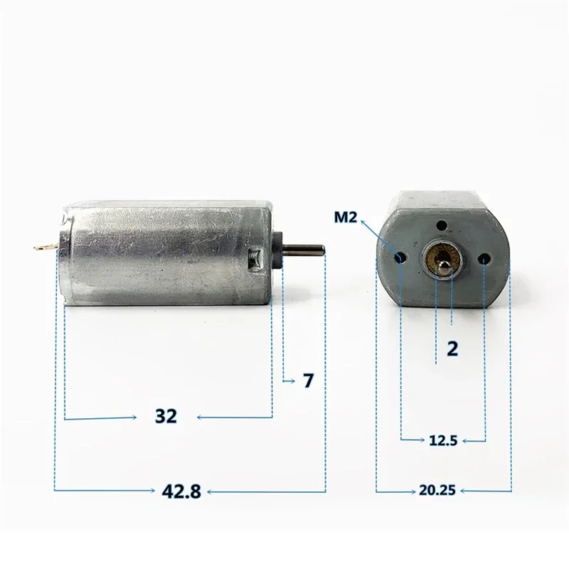 MABUCHI FF-180SV-2290 DC 3V 3.7V 5V 6V 7.4V 14500RPM 고속 금속 브러시 마이크로 20mm 전기 모터 DIY 취미 장난감 면도기 면도날
