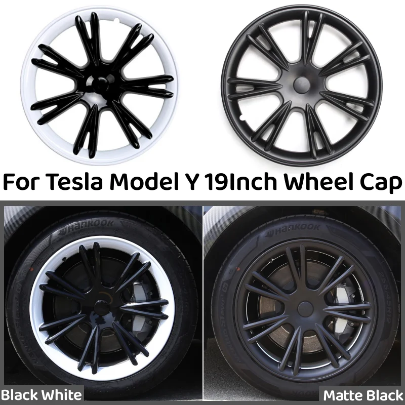 Enjoliveurs de roue noirs pour la Tesla Model 3/Y dans notre Shop4Tesl –  Shop4Tesla