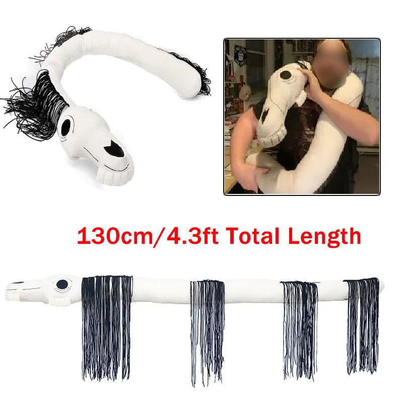 51 inch Long Horse Plushies Dream Horse Plush Toy Stuffed Urban Story Foundation Model Siren Doll Gifts for Children Kids