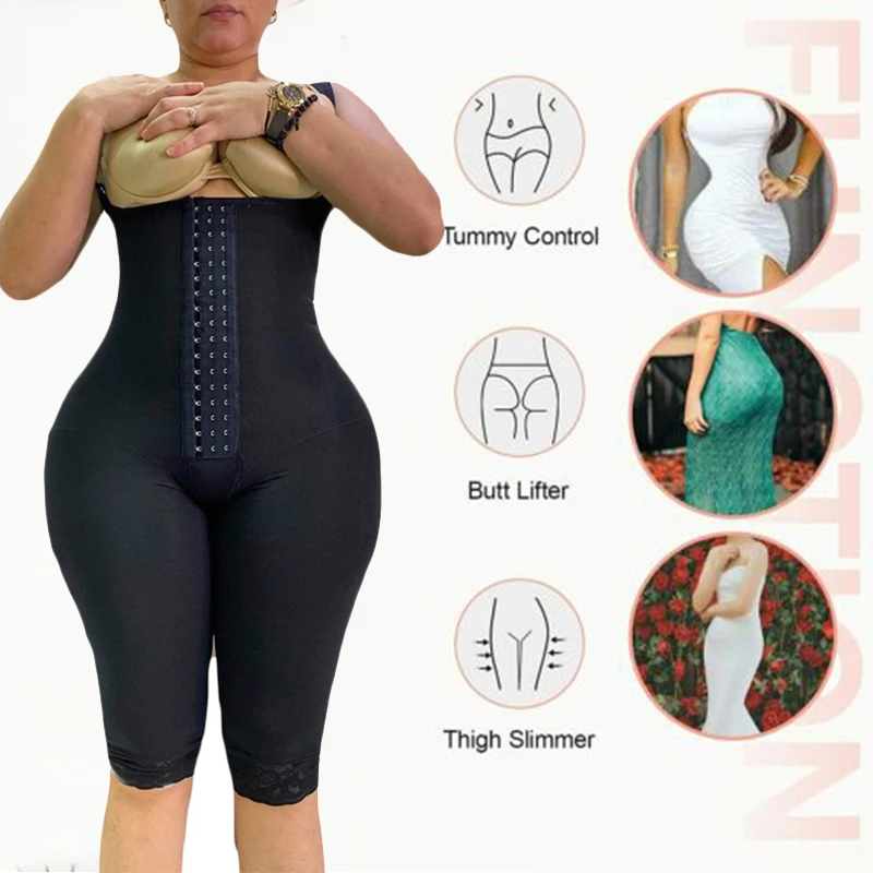 best body shaper Women Bodyshaper Knee High Compression Girdle For Daily Or Postpartum Use Slimming Sheath Flat Belly plus size shapewear