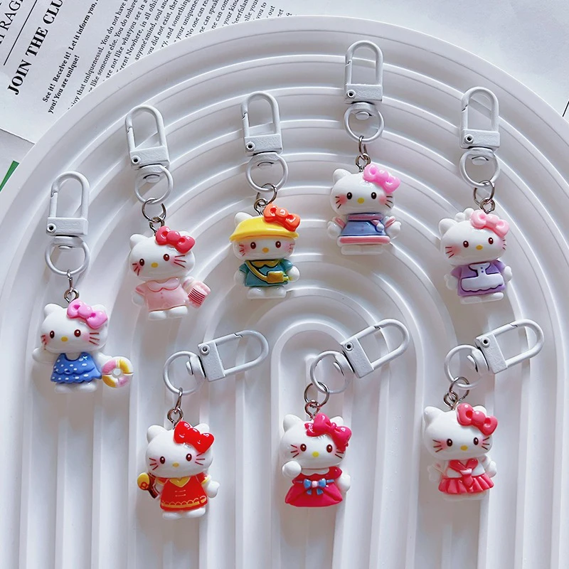 

Милый мультяшный чехол для ключей в виде детской мелодии, креативный брелок для ключей, подвесные украшения, аксессуары, подарок для детей