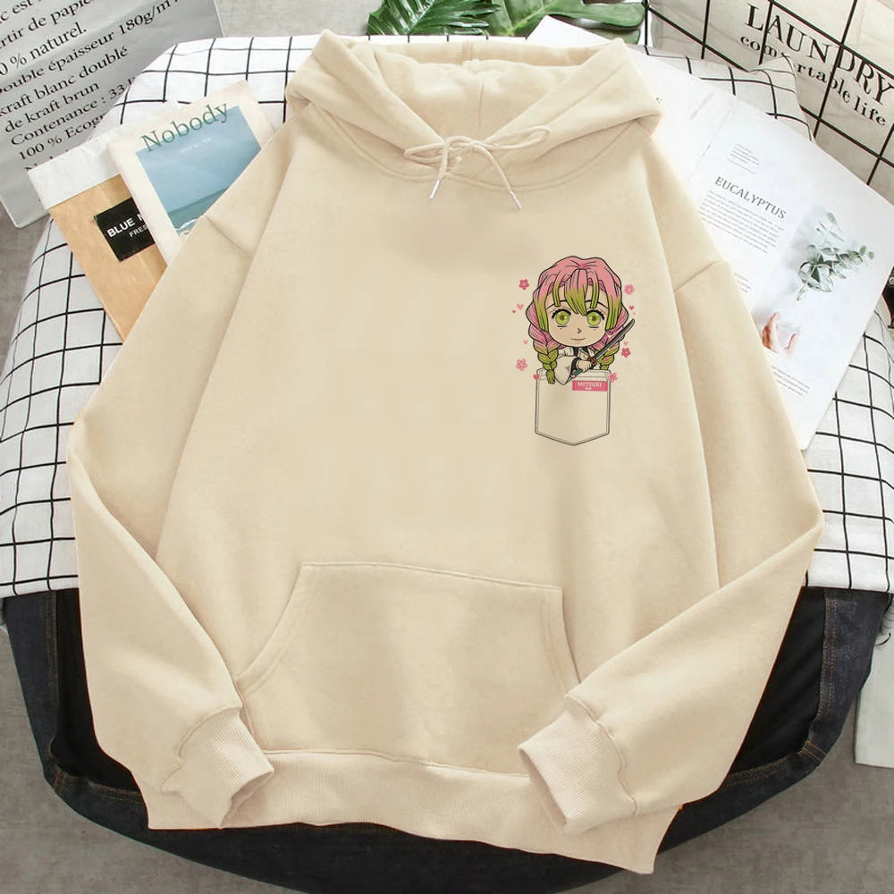 

Mitsuri hoodies women anime funny streetwear 90s tracksuit women gothic clothes