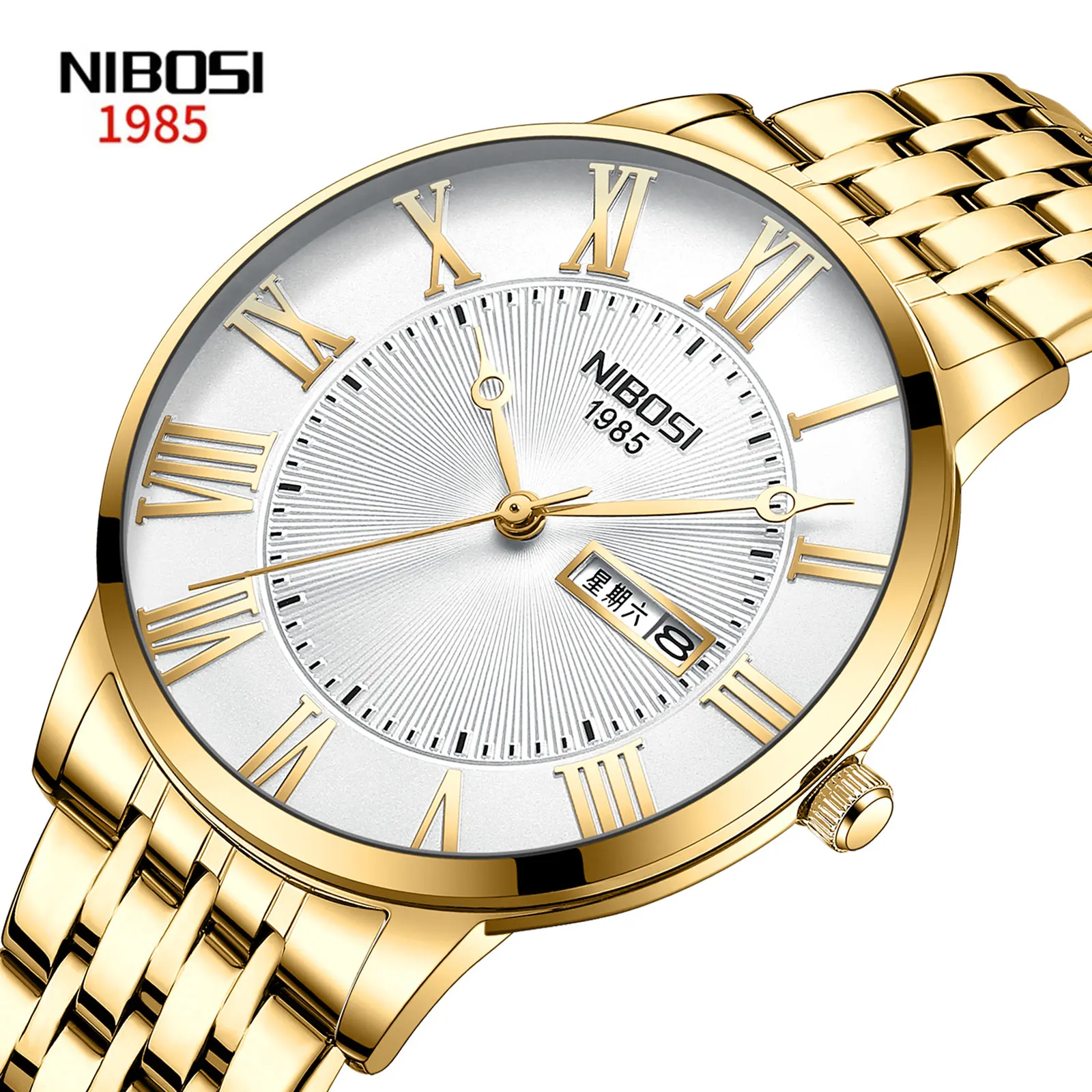 NIBOSI Relogio Masculino New Watches For Men Waterproof Sport Quartz Chronograph Top Luxury Brand Watches Men Clock Reloj Hombre 