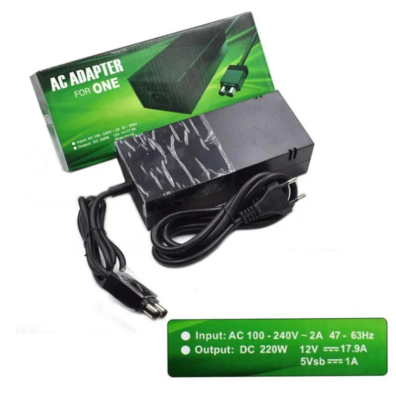 For Xboxes One 500G To 1T Capacity Console 12V AC Adapter Charger Power Supply US /UK/ EU/AU Plug For Xboxes one AC adapte