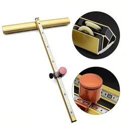 T-shaped Glass Push Knifes Aluminum Alloy Glass Cutter T-Shaped Glass Push Knifes High Precision Manual Portable Tile Cutter