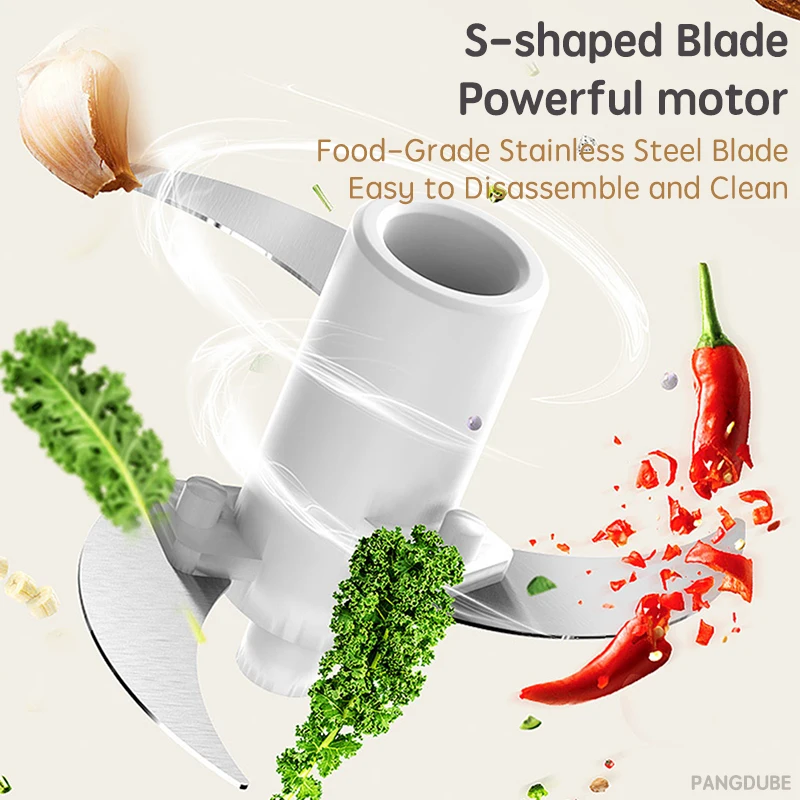 PANGDUBE 350ML Baby Food Mills Baby Food Maker Chopper Electric Mini Blender Supplement Machine Kitchen Gadgets