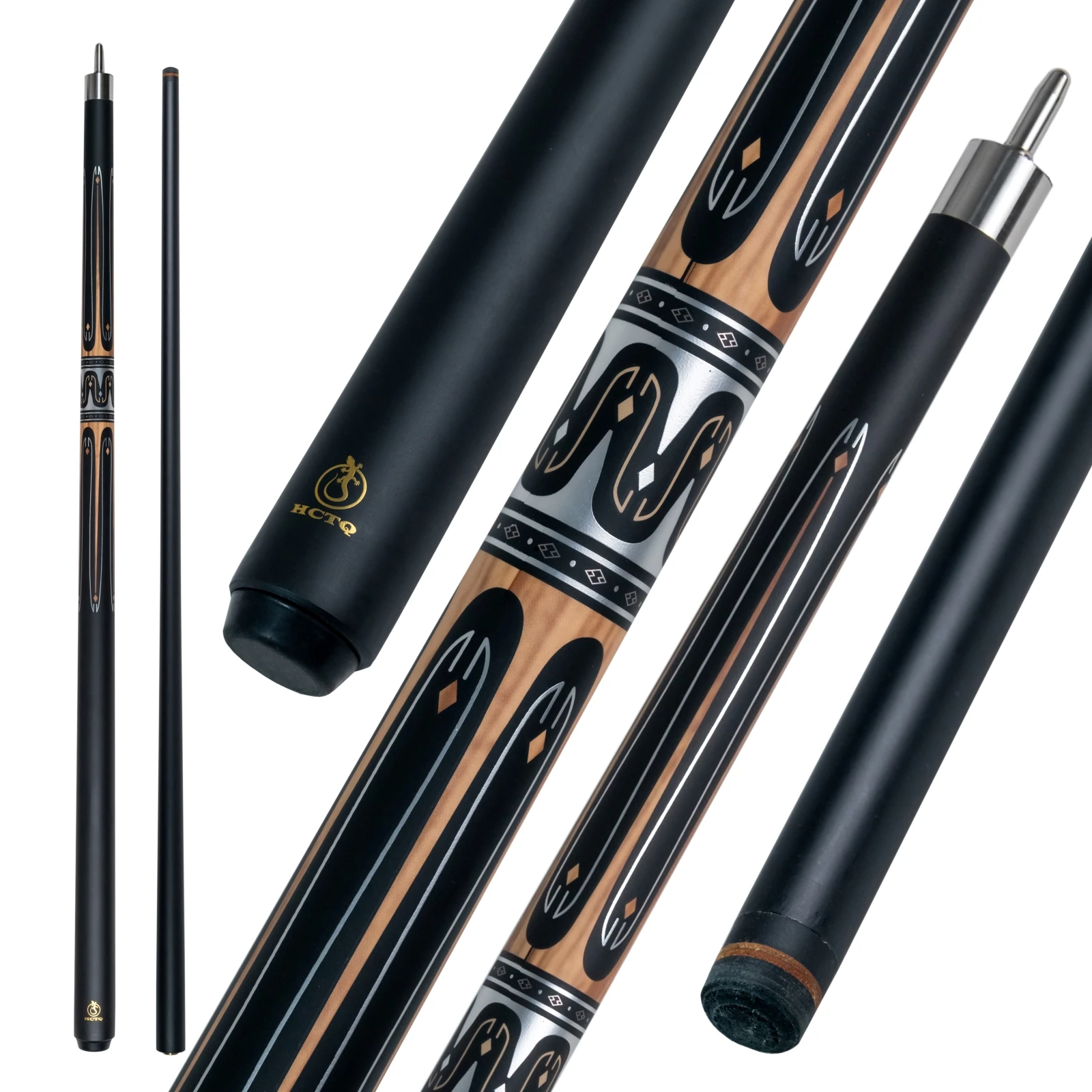 12,75 mm Kohlefaser-Pool-Queue Hyperspin Tech Shaft Quick Release für 9-Ball-Karambol, glattes Spielen, Vater, Muttertagsgeschenk – Detail 7