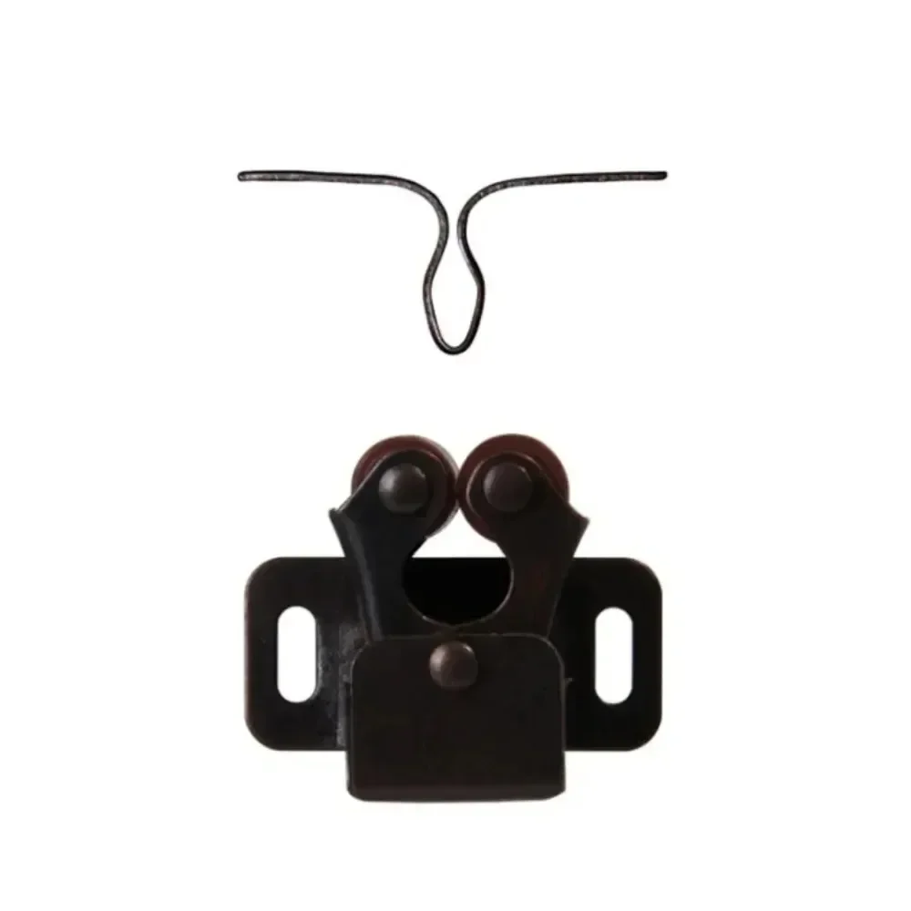 Double Roller Catches Cupboard Cabinet Door Latch Wardrobe Clip Screws Twin Striker Furniture Hardware Door Soft Closer