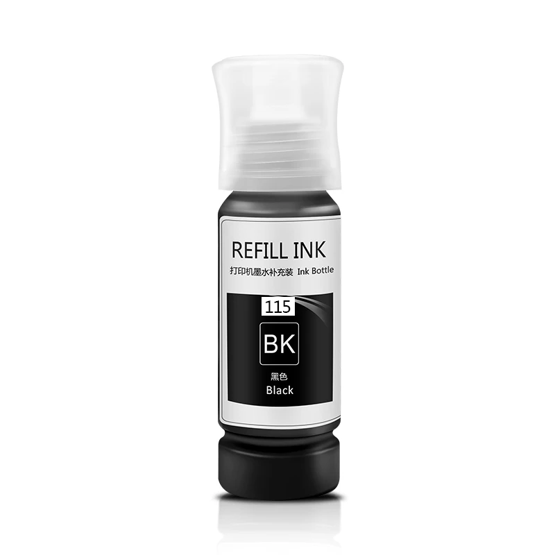 Refill ink kit 115 for Epson 115 Dye ink for Epson L8160 printer dye dye ink kit ink refill kit