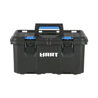 21" Modular Tool Box System with Interior Organizer Tray Heavy-Duty Latches Reinforced Hinge and Locking Point Durable and 1