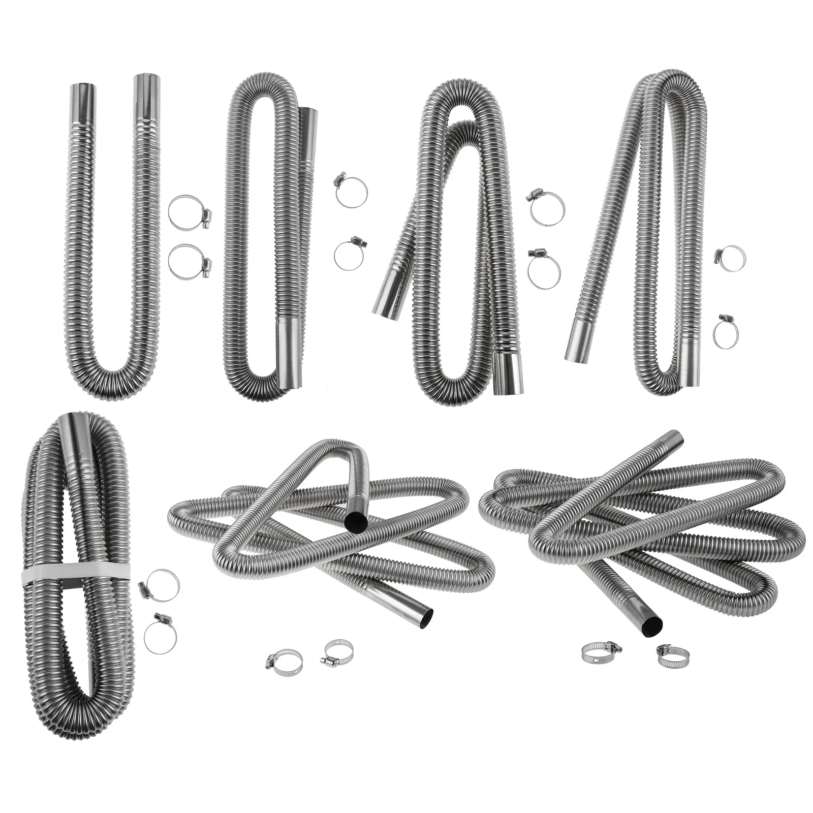 25mm Car Stainless Steel Auxiliary Heater Muffler Exhaust Hose Pipe and