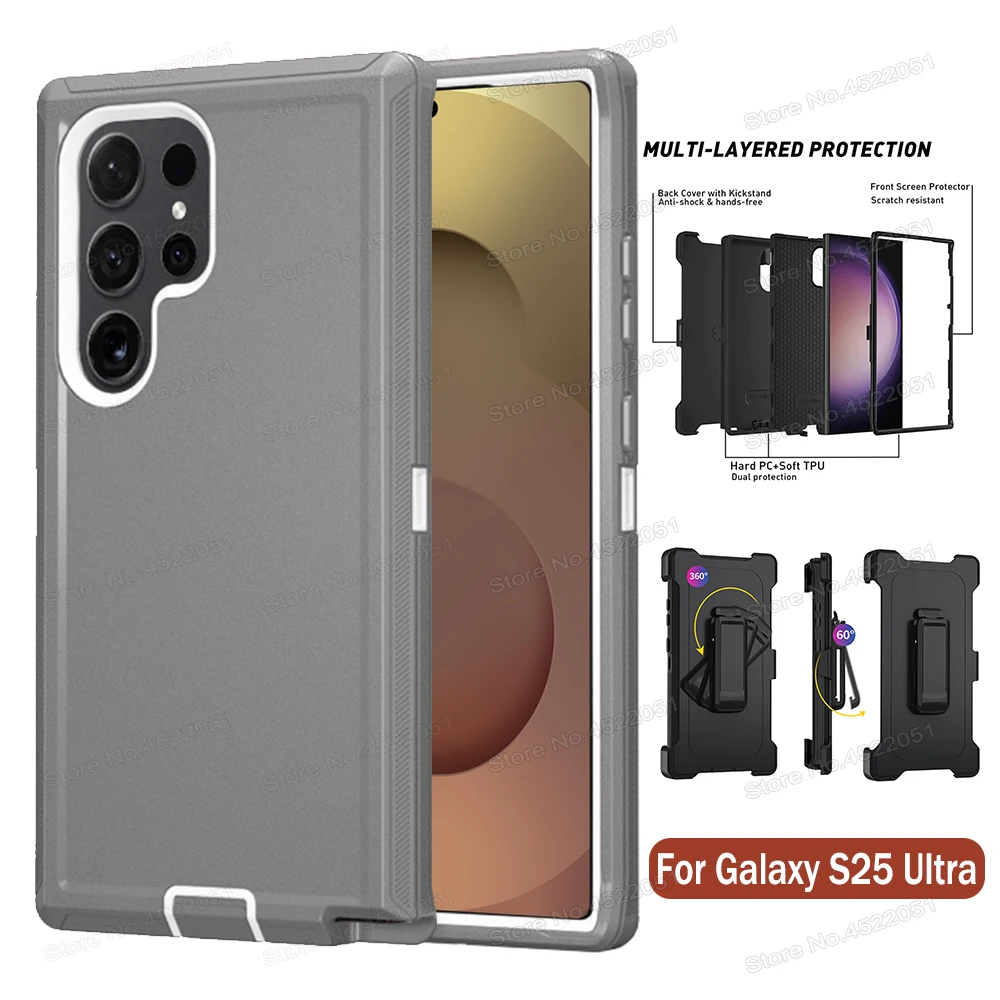 Enhanced Dual Layer Drop Protection Phone Case with Armor Matte Finish