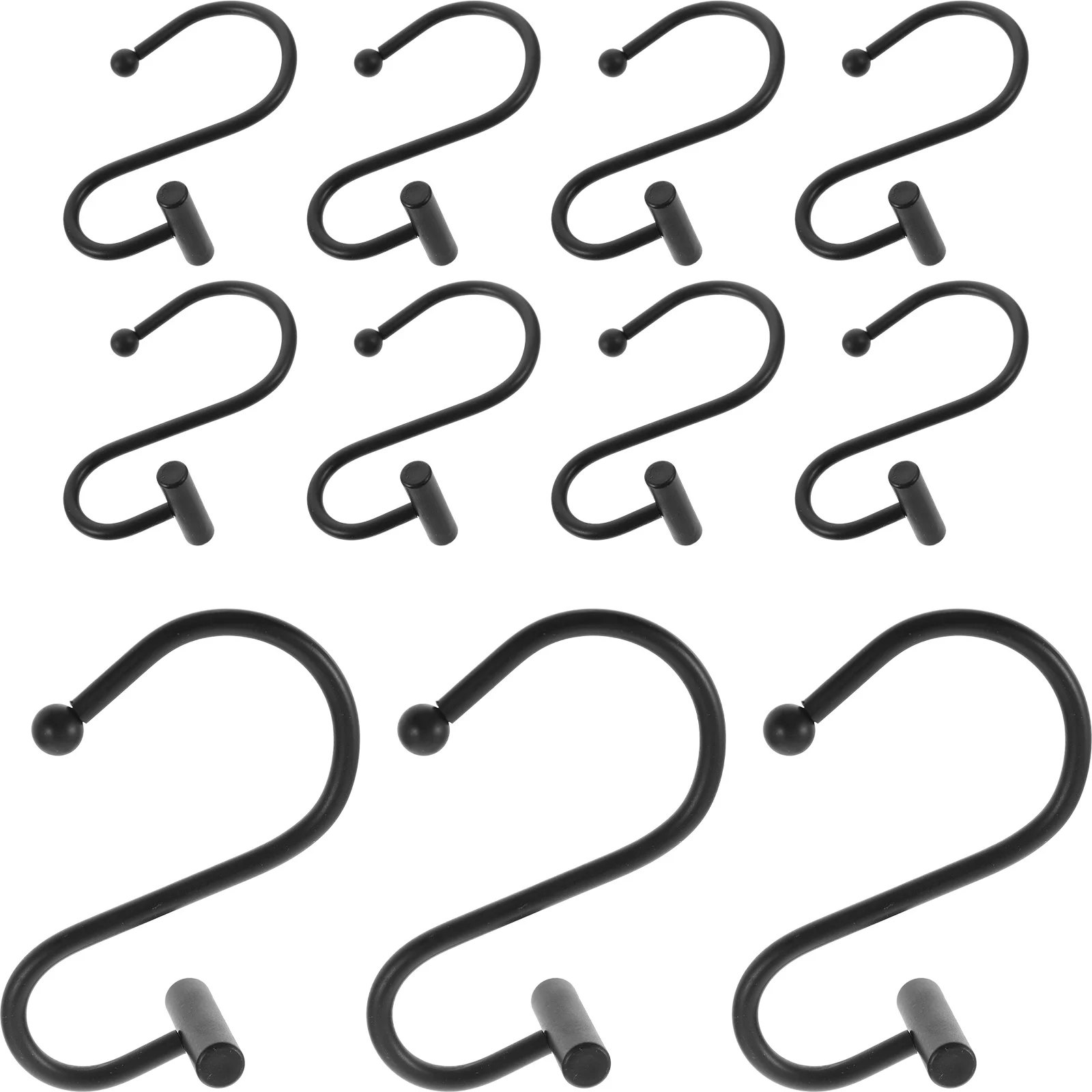 장식 샤워 행거 커튼 S 후크, 커튼 트랙 후크, 드레이프 행잉 후크, 12 개