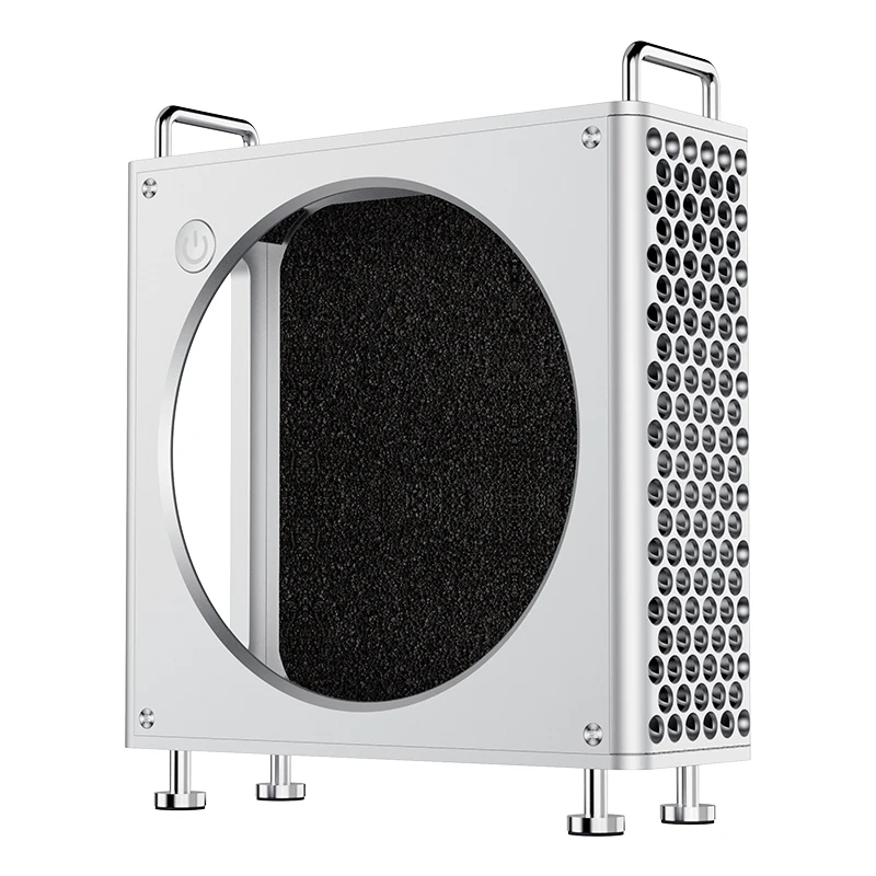 Aluminum Alloy Mac Mini Protective Case with Stand