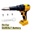 Fit For Dewalt 20V Battery Brushless Rivet Gun 2.4-4.8mm Cordless Rivet Nut Gun Drill Insert Automatic Riveting Power Tools 1