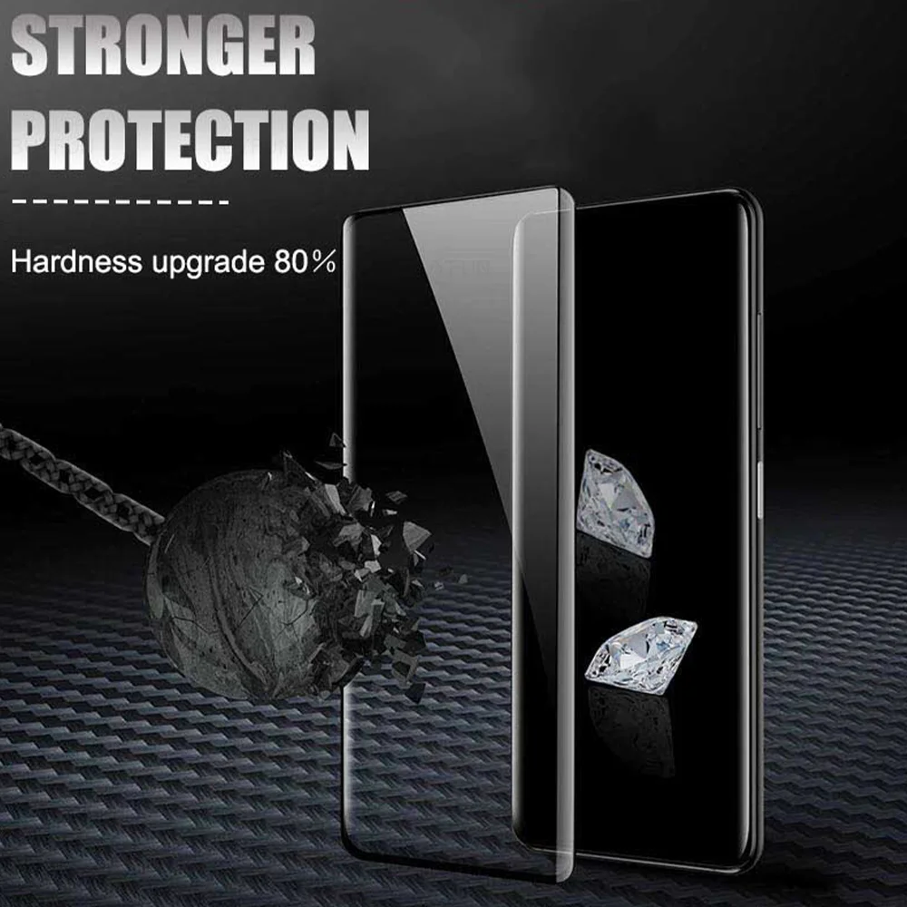 Premium Curved Tempered Glass Screen Protector - 1-3 Pack