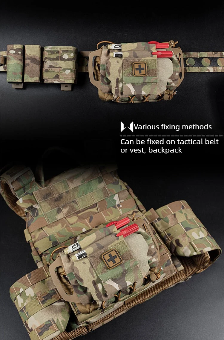 IFAK Medical Pouch MOLLE Rapid Deployment First-aid Kit Survival Outdoor Hunting Emergency Bag Camping Medical Kit