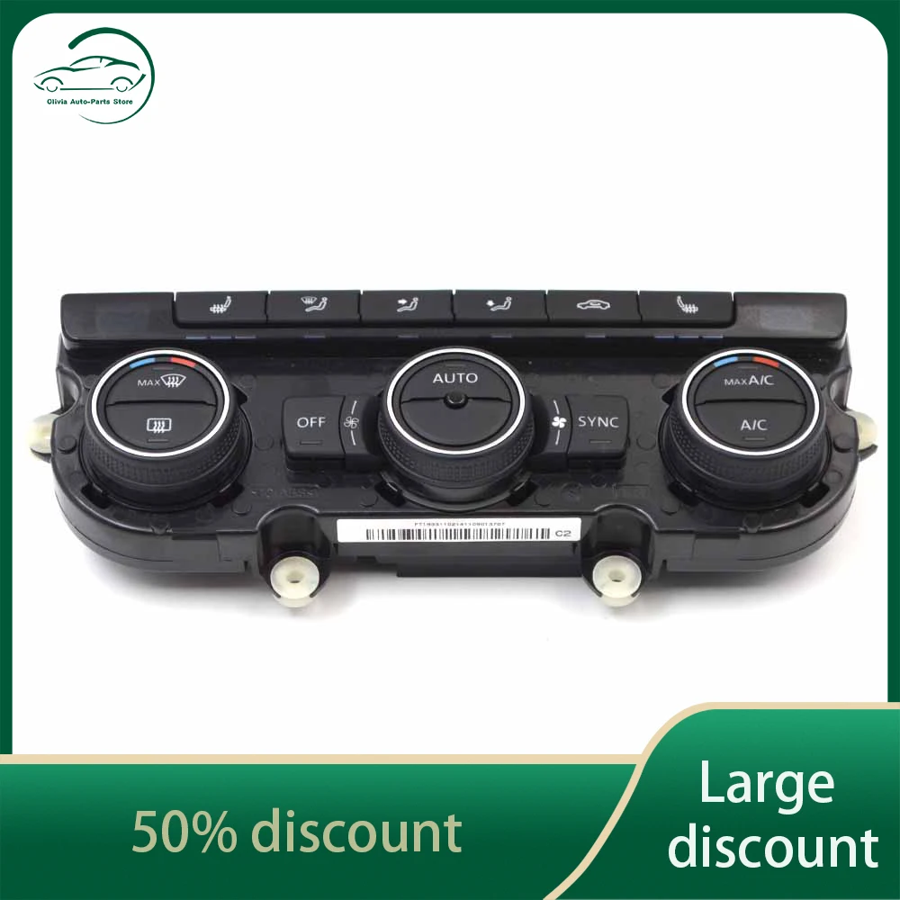 

For vw PQ 35 new tiguan cc golf mk6 Climatronic air condition control panel switch ac seat heating 5ND 907 044 C 5ND907044C
