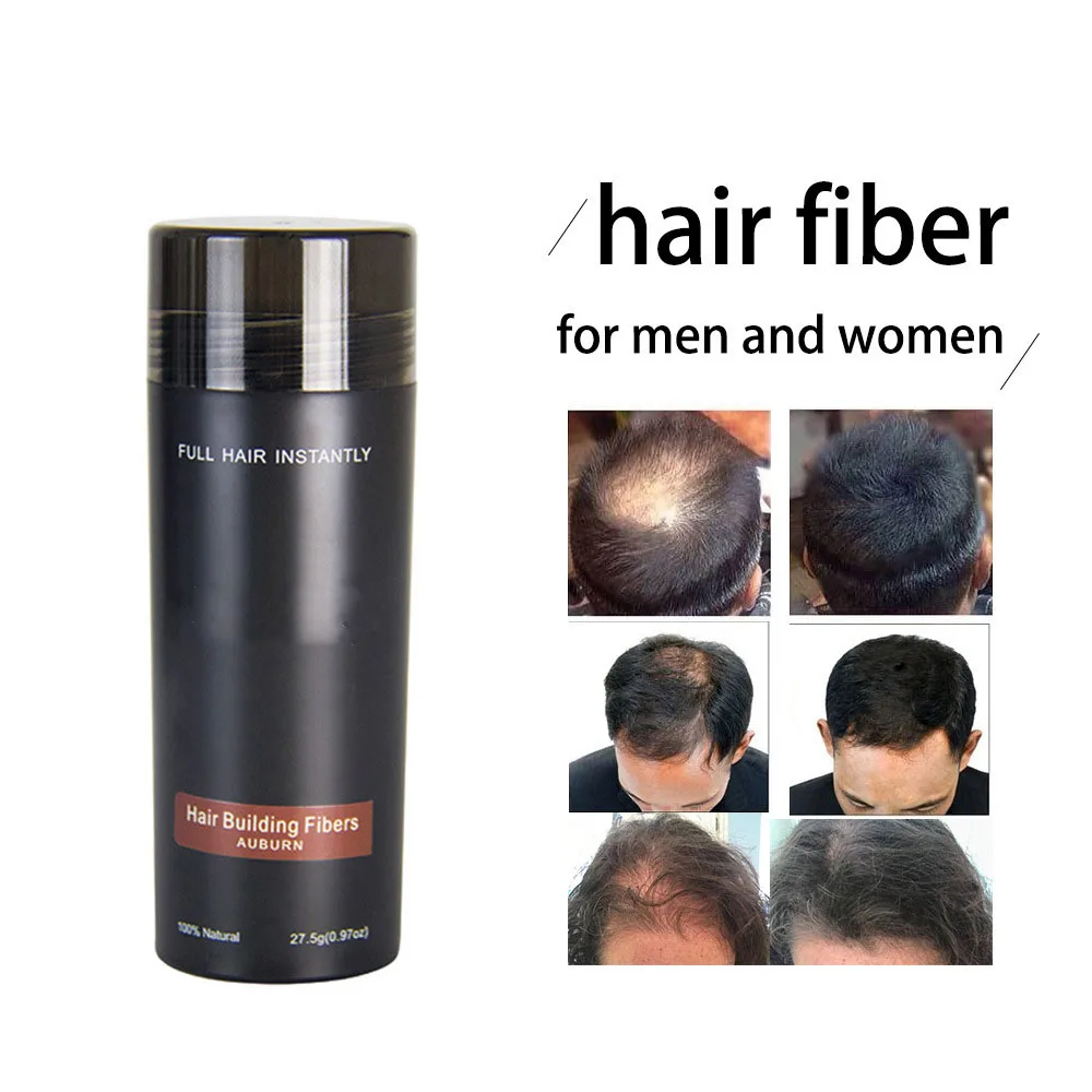 Professional Hair Building Fibers For Thinning Powder Hair Loss Products Fast Regrowth Natural Keratin Styling Black Dark Brown