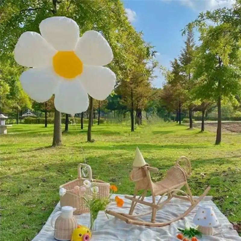 

28 Inch Balloon 6Pcs Flower Foil Daisy Balloons Huge Daisy Decor Wedding Party