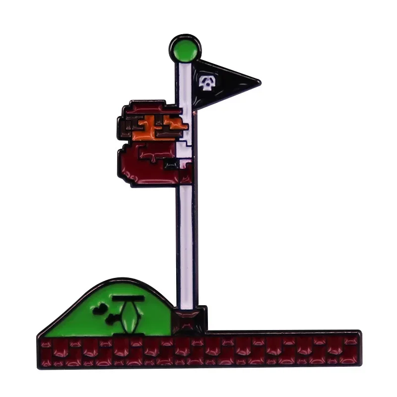 thumbnail image 1 of Insignias de Anime Mario Bros en la mochila, alfileres esmaltados, medallas, alfileres de solapa, ropa, jeans, broches, accesorios, decoración, joyas de dibujos animados, 1 of 5