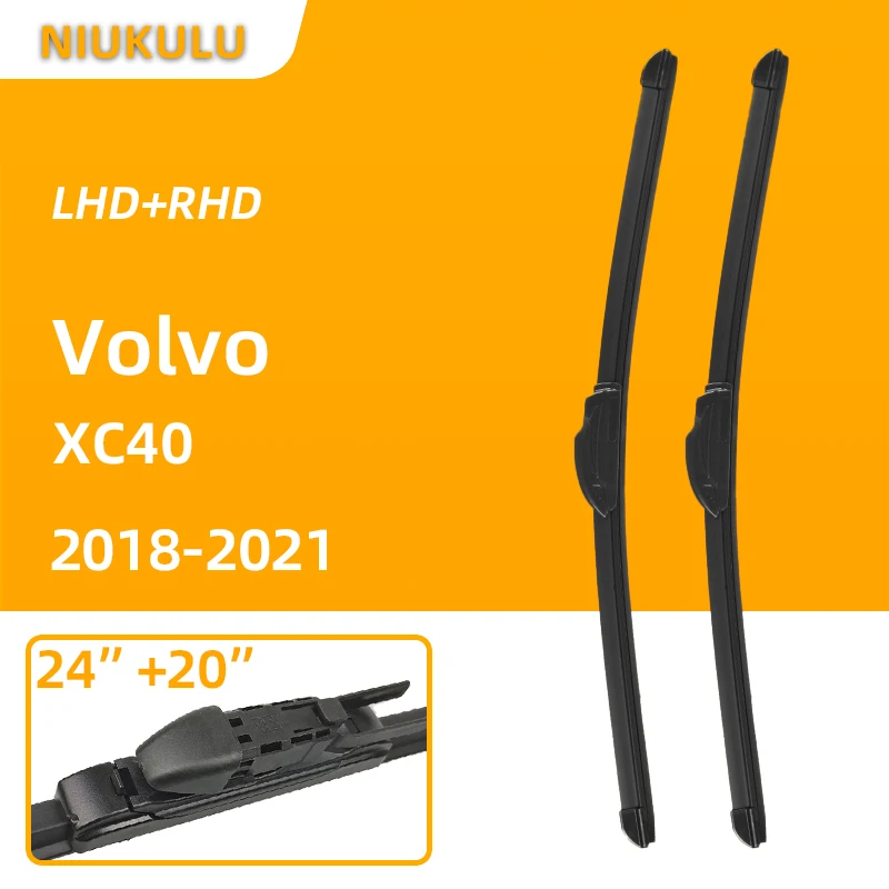 Car Windscreen Windshield Wiper Blades For Volvo XC40 2018 2021 24"+20