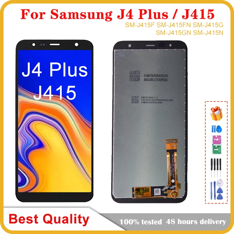 Pantalla Lcd Original De 6,0 Pulgadas Para Móvil, Montaje De Digitalizador Con Pantalla Táctil Para Samsung Galaxy J4 + 2018, J4 Plus, J415, J415F, J4