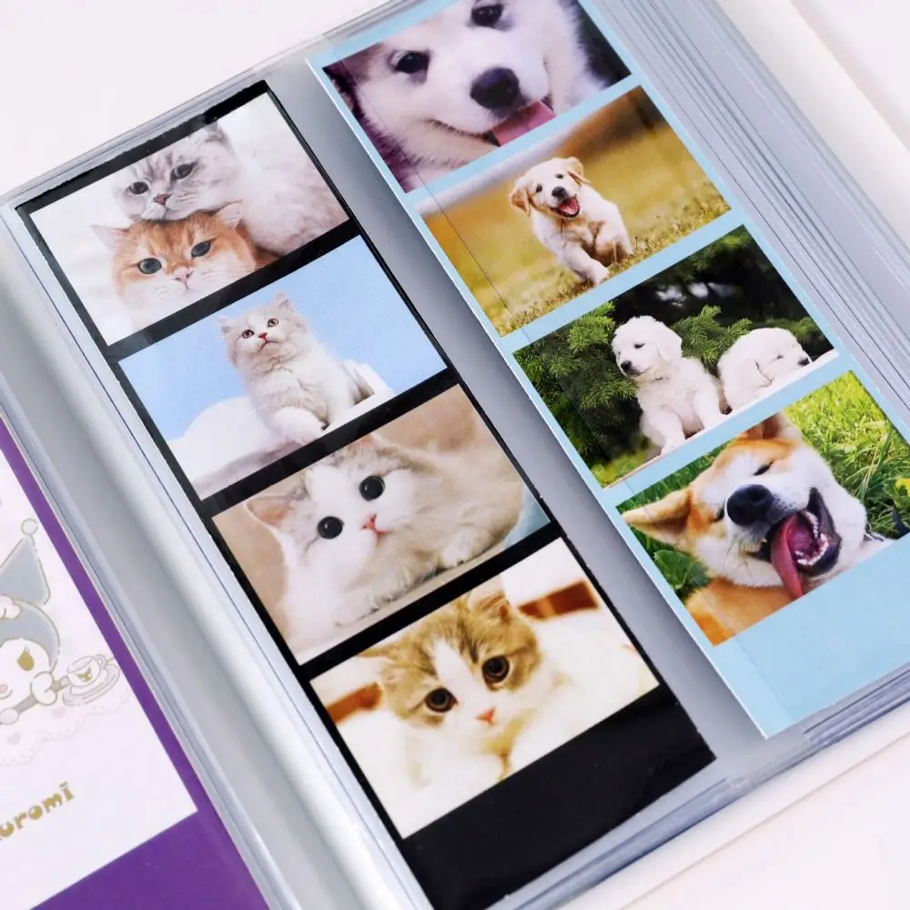 Cute Cartoon 4 Continuous Shooting Albums 64 Pockets Clear Pockets Photo Album Holder with Inner Page PVC