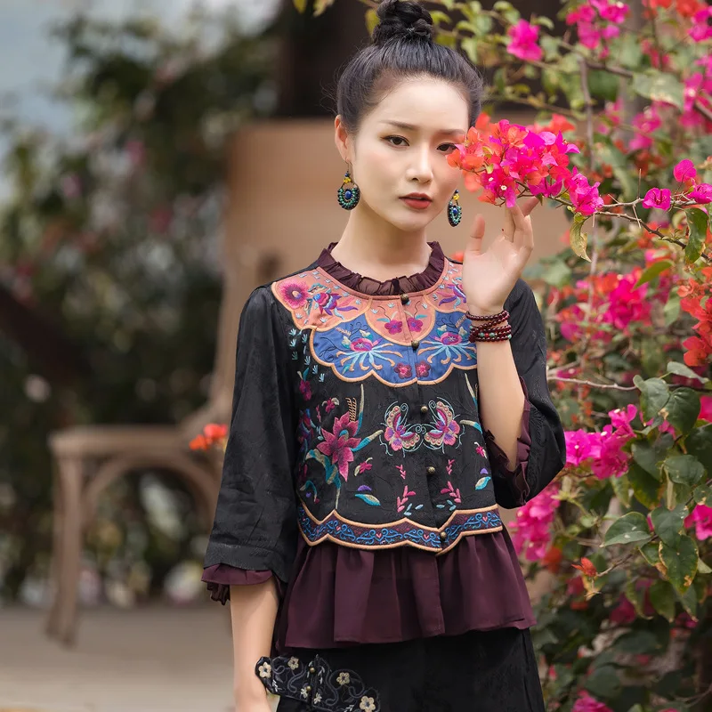 chin massage delicate neck slimmer neckline exercise reduce double chin wrinkle removal jaw body massager face lift tools beauty 2023 chinese traditional hanfu tops women round neck delicate embroidery tops vintage all match hanfu tops ethnic style tops