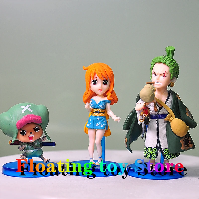 Bandai One Piece Anime Action Figures Luffy Zoro Nami Robin Chopper Sanji  Pvc Brinquedos Collection Figures Toys Gift 10pcs/set - Action Figures -  AliExpress